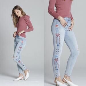 DRIFTWOOD | Jackie High Rise Floral Jeans Bali Coast
